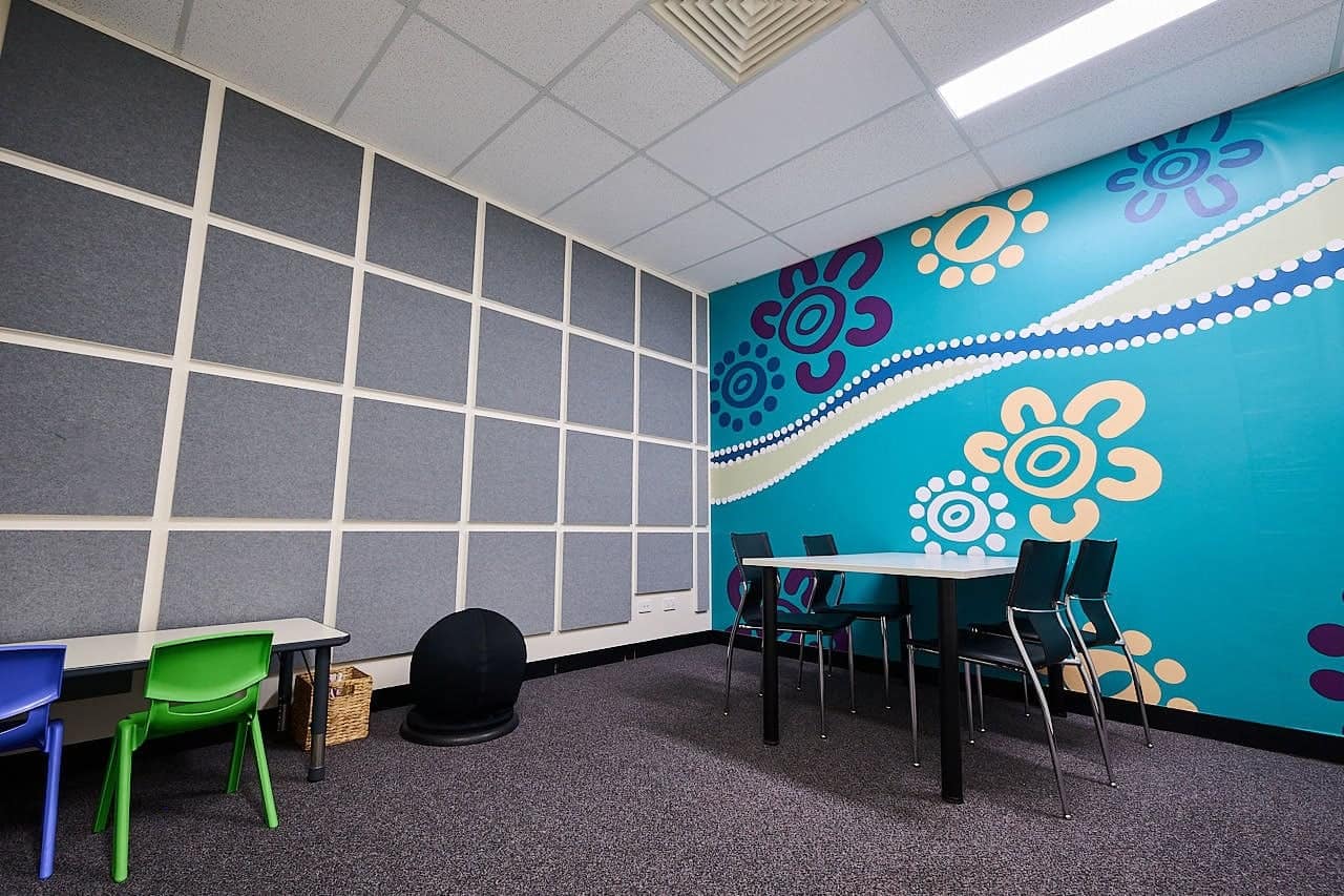 Kids therapy room in Mirrabooka office