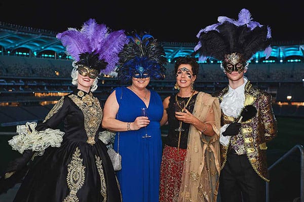 Guests at the Therapy Focus Masquerade Ball
