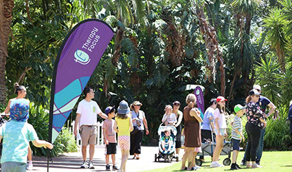 Customers at Perth Zoo.