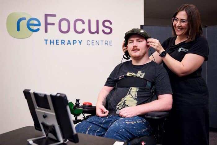 jake trialling head switches with help from Carla